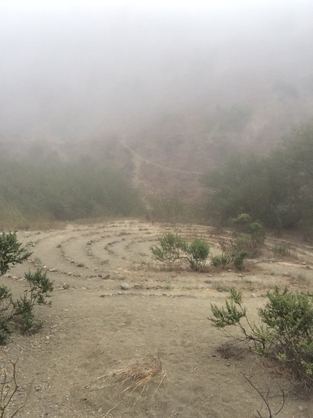 Mazzariello labyrinth in the quarry pit