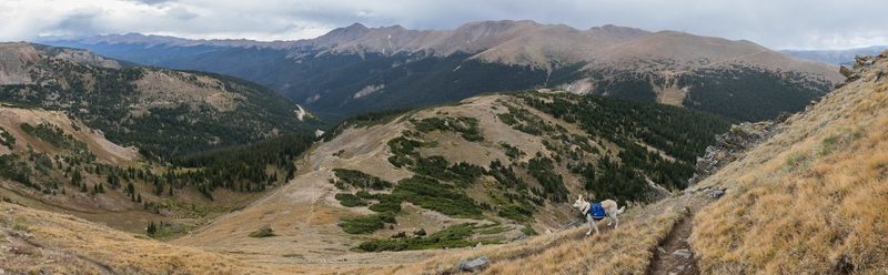 Down the switchbacks