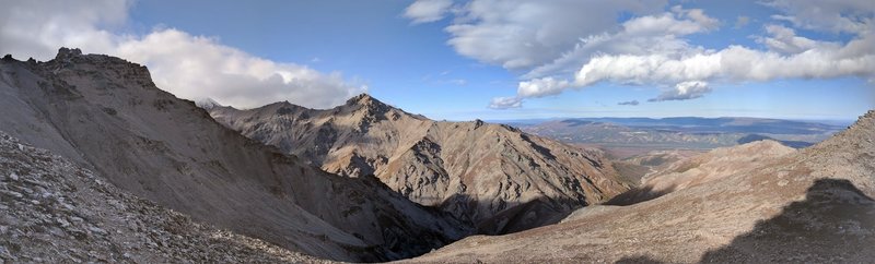 Looking North from near the summit, the views are stunning in every direction!