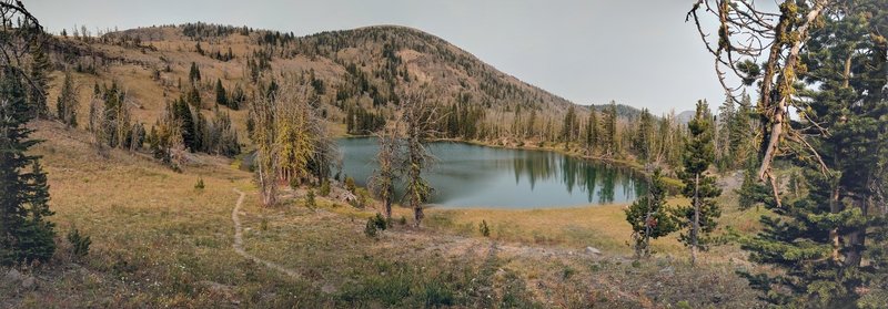 Shelf Lake in the late afternoon hue.