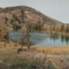 Shelf Lake in the late afternoon hue.