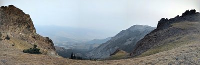 The saddle just before the final push to the summit of Sheep Mountain