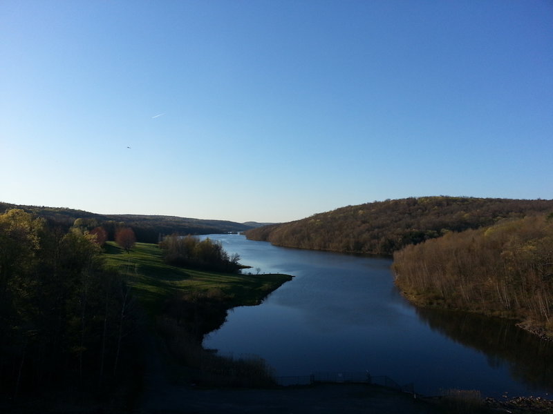 Prompton Lake from the dam.