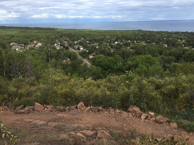 One of the best trails in Duluth. Fun rocky trail with amazing panoramas!