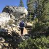 The Twin Lakes Trail between Wrights Lake and Desolation Wilderness sign.