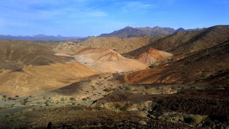 Clay cliffs.