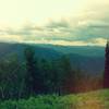 View of the Elk Mountains and the Continental Divide from the Hannon Creek Trail