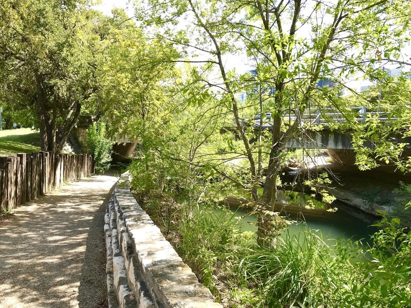 Lower Shoal Creek Trail....just a block or so from the downtown Austin REI store!