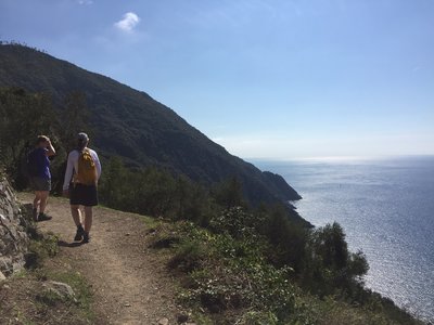 Great views of the hills and the sea abound!