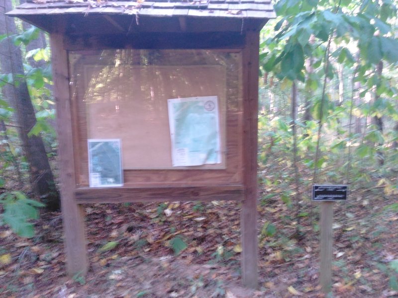 New Hope Creek Kiosk.