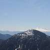 Mount Baker and Shuksan from the summit of Mount Saint Benedict