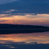 After sunset on Merrill Creek Reservoir.