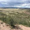 Looking south over the valley from the top of the loop.