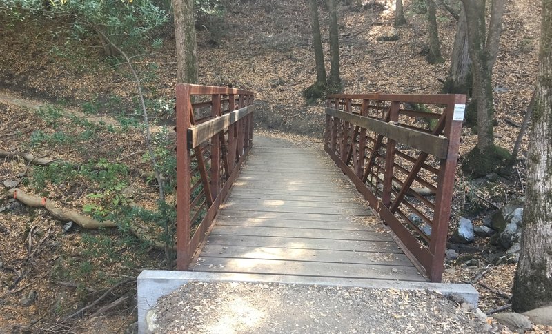 One of three bridges along the Mount Umunhum Trail.