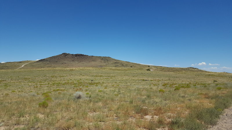 Along the overlook trail, looking over to Black Volcano.