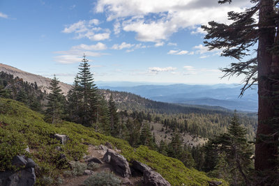 Far reaching views from the Hidden Valley Route.
