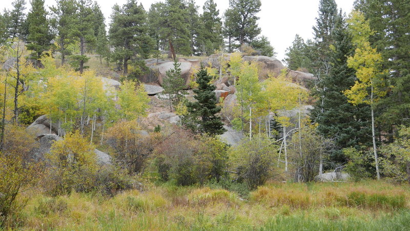 Lots of interesting rock formations.