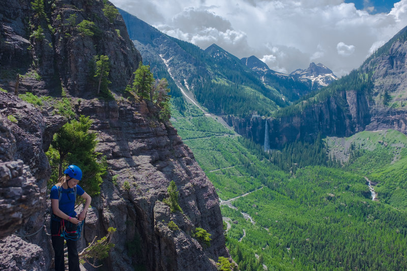 On the Telluride Via Ferrata.