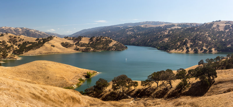 Sailing on Lake Del Valle.