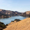 Lake Del Valle and Del Valle Dam.