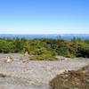 Cairns mark the ridgeline atop Jessup Trail in Schunnemunk State Park.