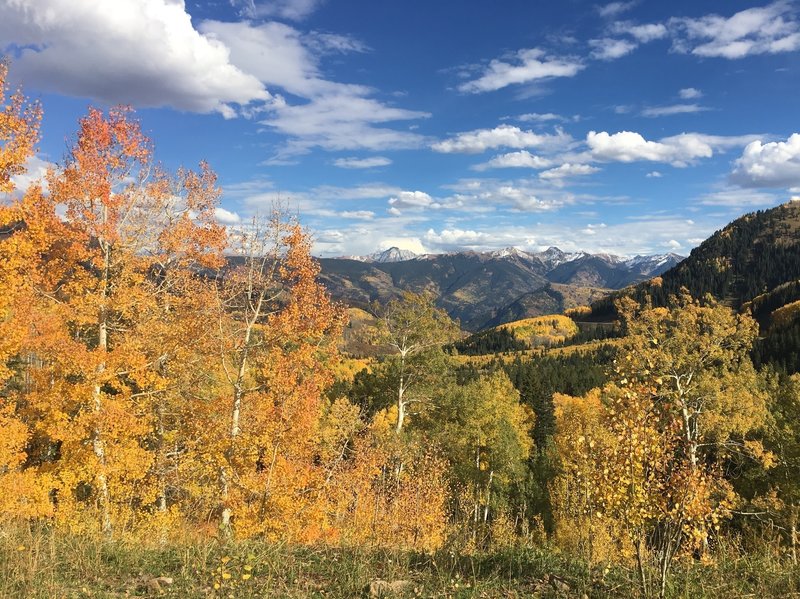 You'll get great color in the fall on the Coal Creek Trail.