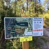 Sign at trailhead from the Smith Creek Park access.