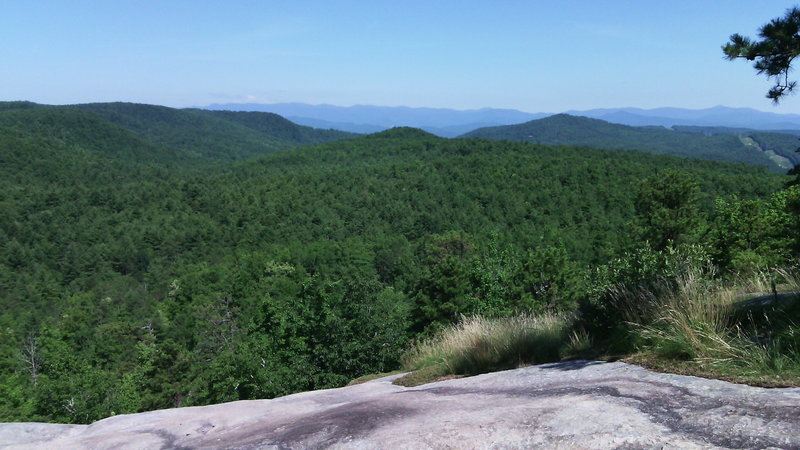 View from atop Big Rock Trail.