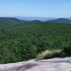 View from atop Big Rock Trail.