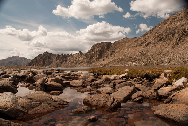 Bear Lake is a beautiful spot to stop (almost) on the way up Harvard.