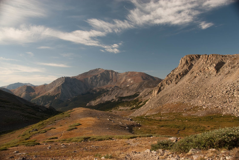 Mt. Yale dominates the view to the south.