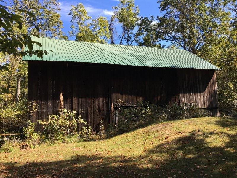 Front of the barn