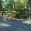 Start of yellow trail from parking lot.