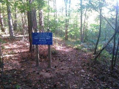Trailhead on Nature Trail