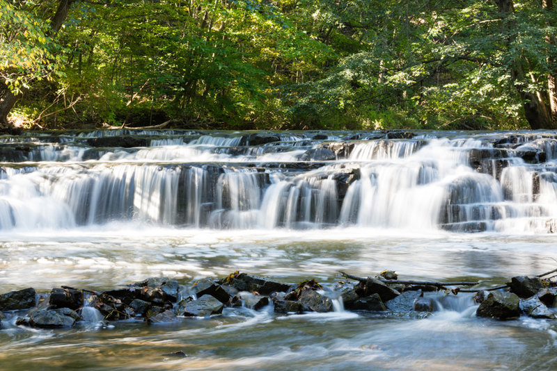 Postcard Falls in Corbits Glen.