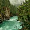 Fraser River, looking downstream from near Overlander Falls