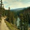 Maligne River near the 5th bridge of the Maligne Canyon Trail.