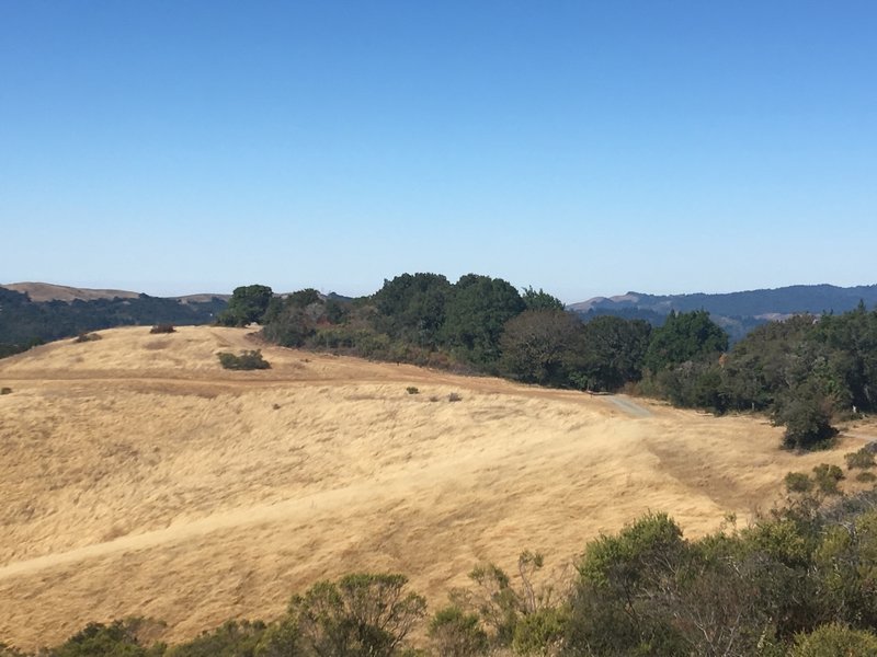 The view from the western side of Black Mountain