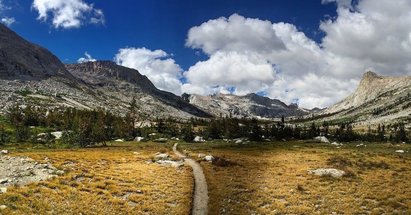 After crossing Kaweah Gap.