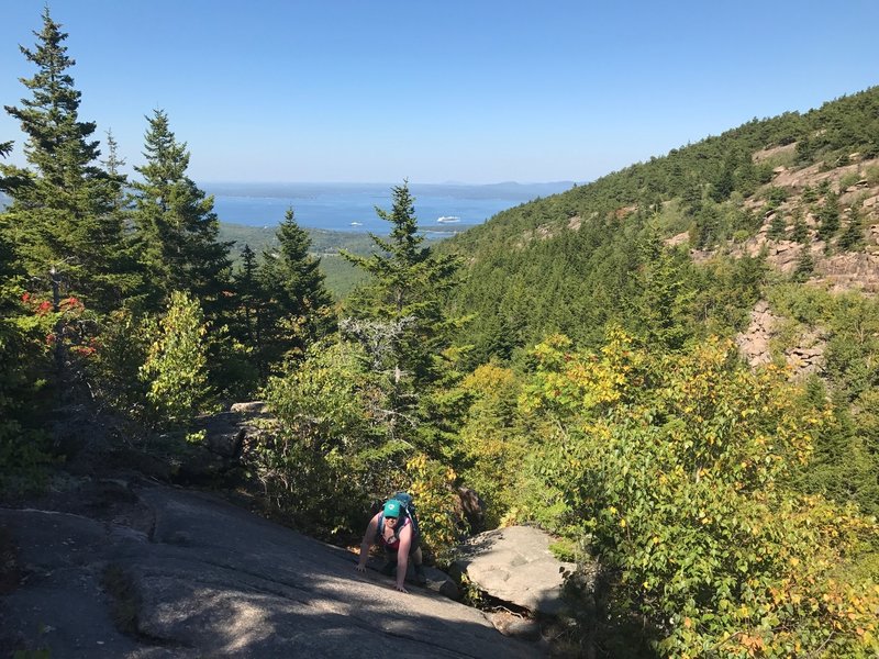 What you can expect ascending Cadillac from the East off the Gorge Trail