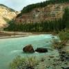 Robson River at the Whitehorn trail camp on the Berg Lake Trail