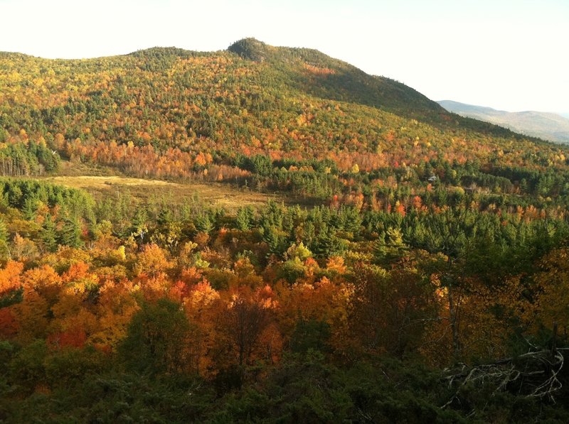 Winch Mountain and the Beaver Brook valley in Wilmington