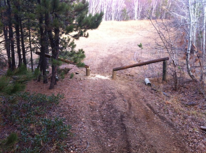 ATV Barrier-View of Upper ogden meadow.