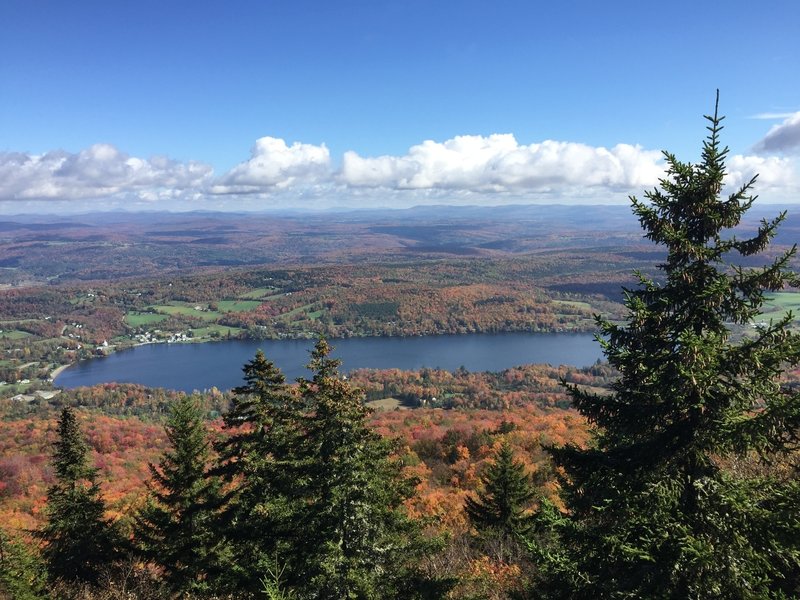 Elmore Lake from the Ridge Trail.