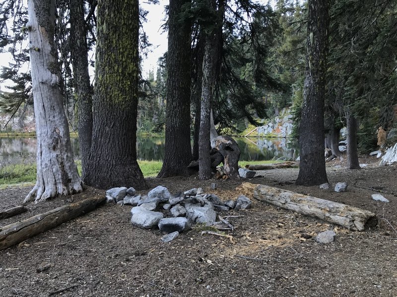 Campsite on Monument Lake