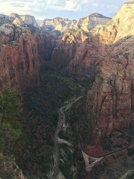 Looking north from Angels Landing.