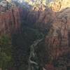 Looking north from Angels Landing.