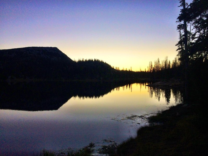 Sunrise at Island Lake