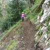 Bear Canyon Trail Crew repairing tread.