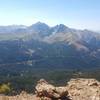 View of Nokhu Crags from the summit of Iron Mountain